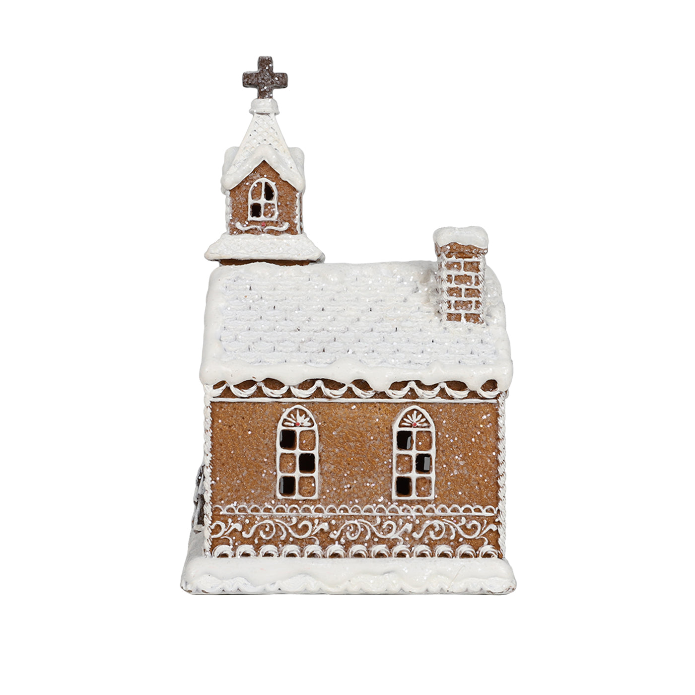 Piped Gingerbread Church