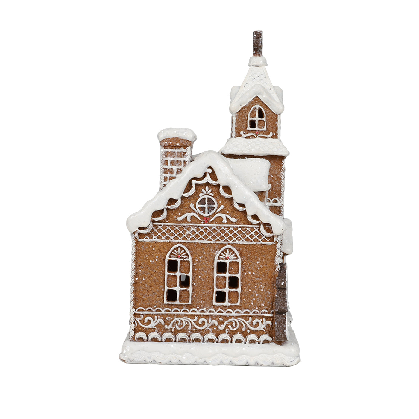 Piped Gingerbread Church