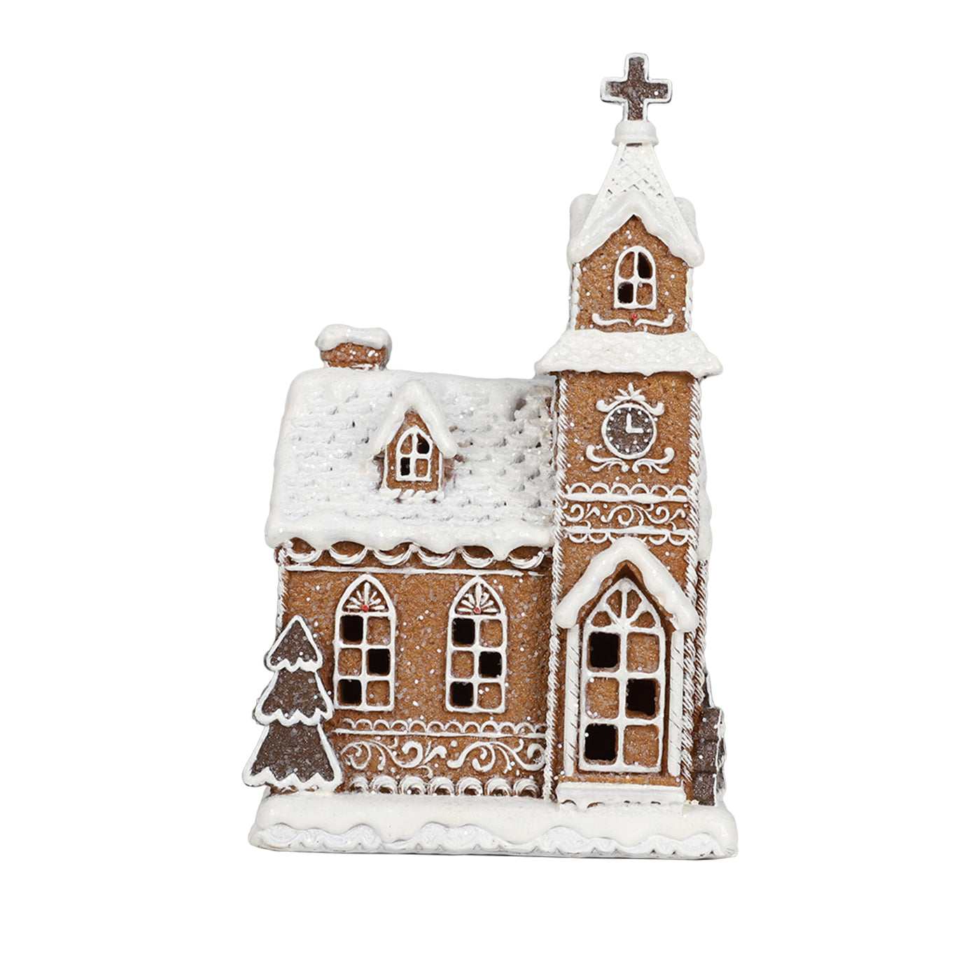 Piped Gingerbread Church