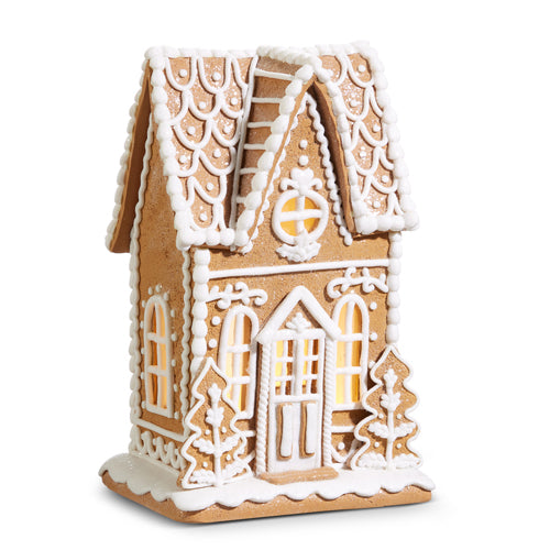 Lighted Gingerbread House 27cm