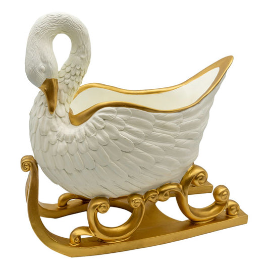 Victorian Swan Sleigh - October Drop