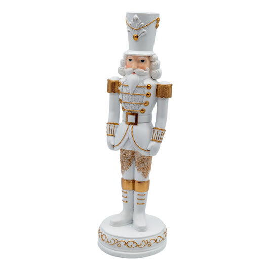 Ivory Gold Nutcracker 33cm - October Drop