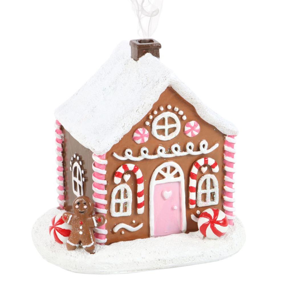 Sugarplum Gingerbread House Incense Resin Cone Burner