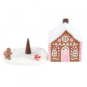 Sugarplum Gingerbread House Incense Resin Cone Burner