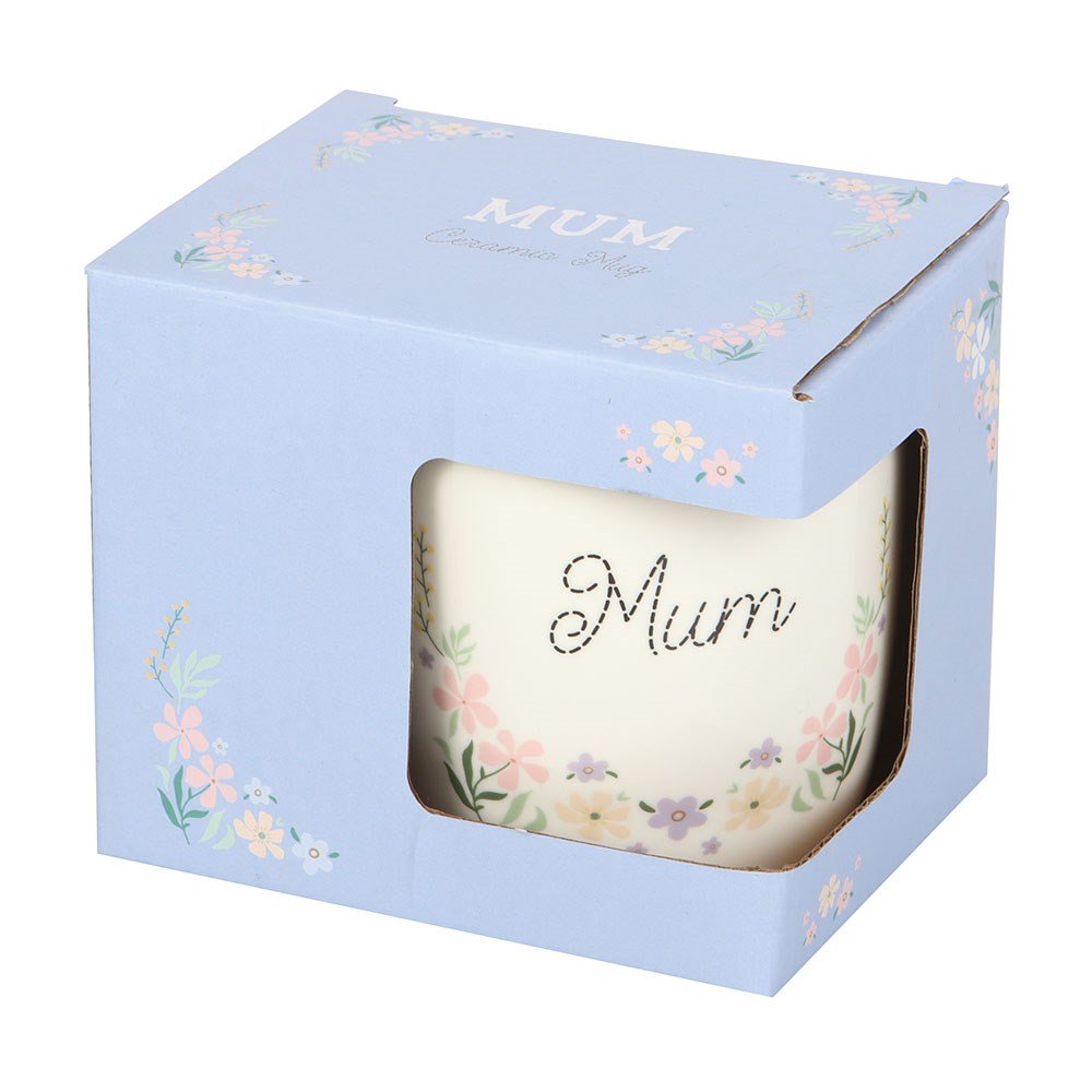 Mum Pastel Floral Ceramic Mug