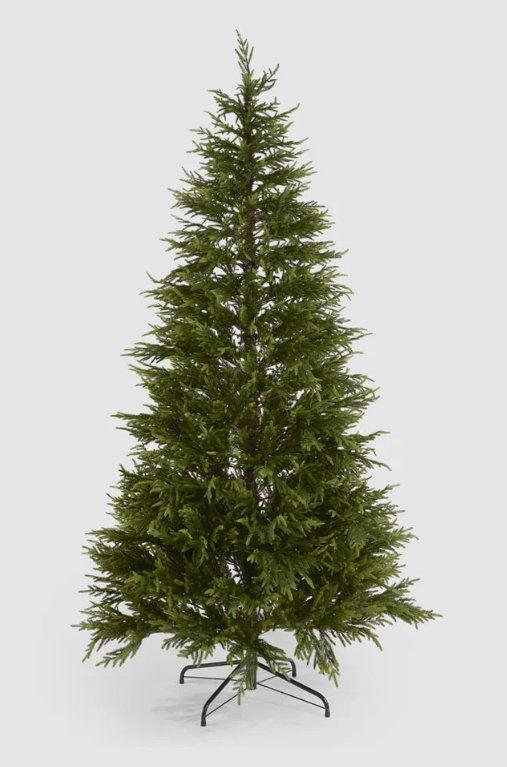 Soft-Touch Light Up Christmas Tree 240cm with 600 LED with Foot Pedal - Arriving in Store October