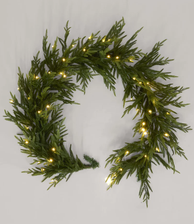 Soft-Touch Light Up Garland 180cm - Arriving in Store October