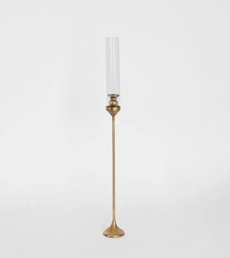Isodora Golden Candle Stand 79cm - Arriving in Store October