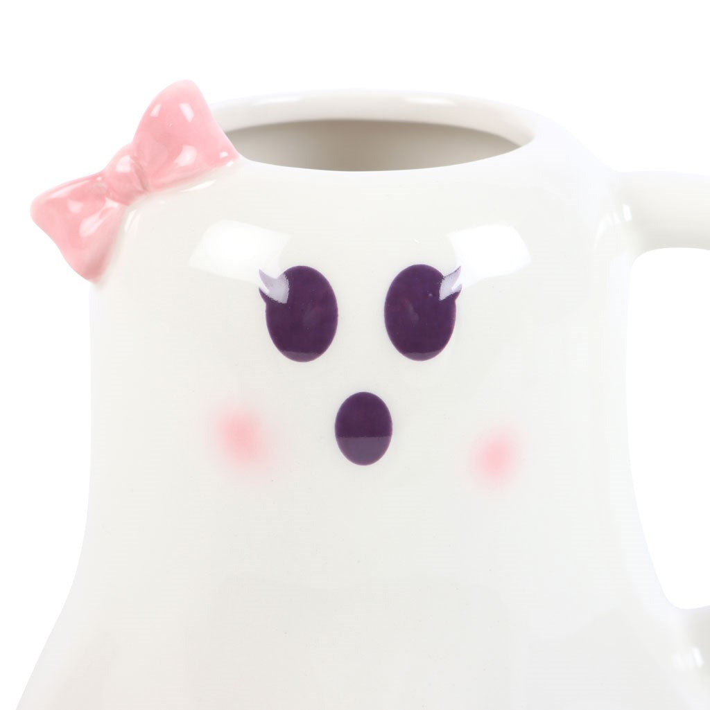 Miss Boo Ceramic Mug With Bow