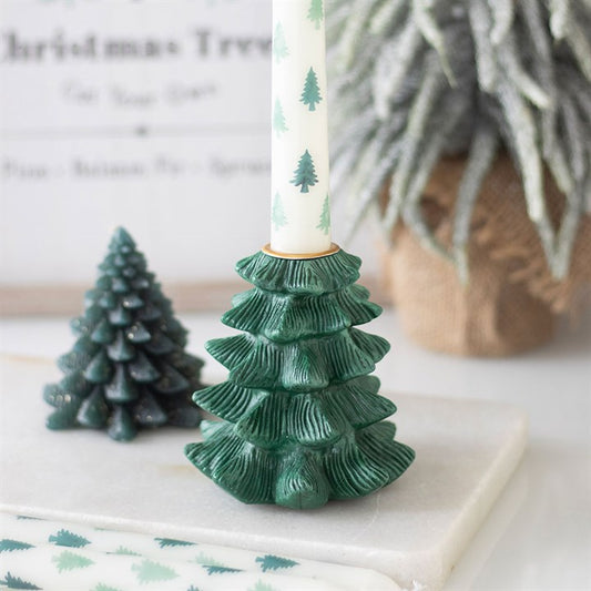 Alpine Candle Holder with Taper Candle - September Drop