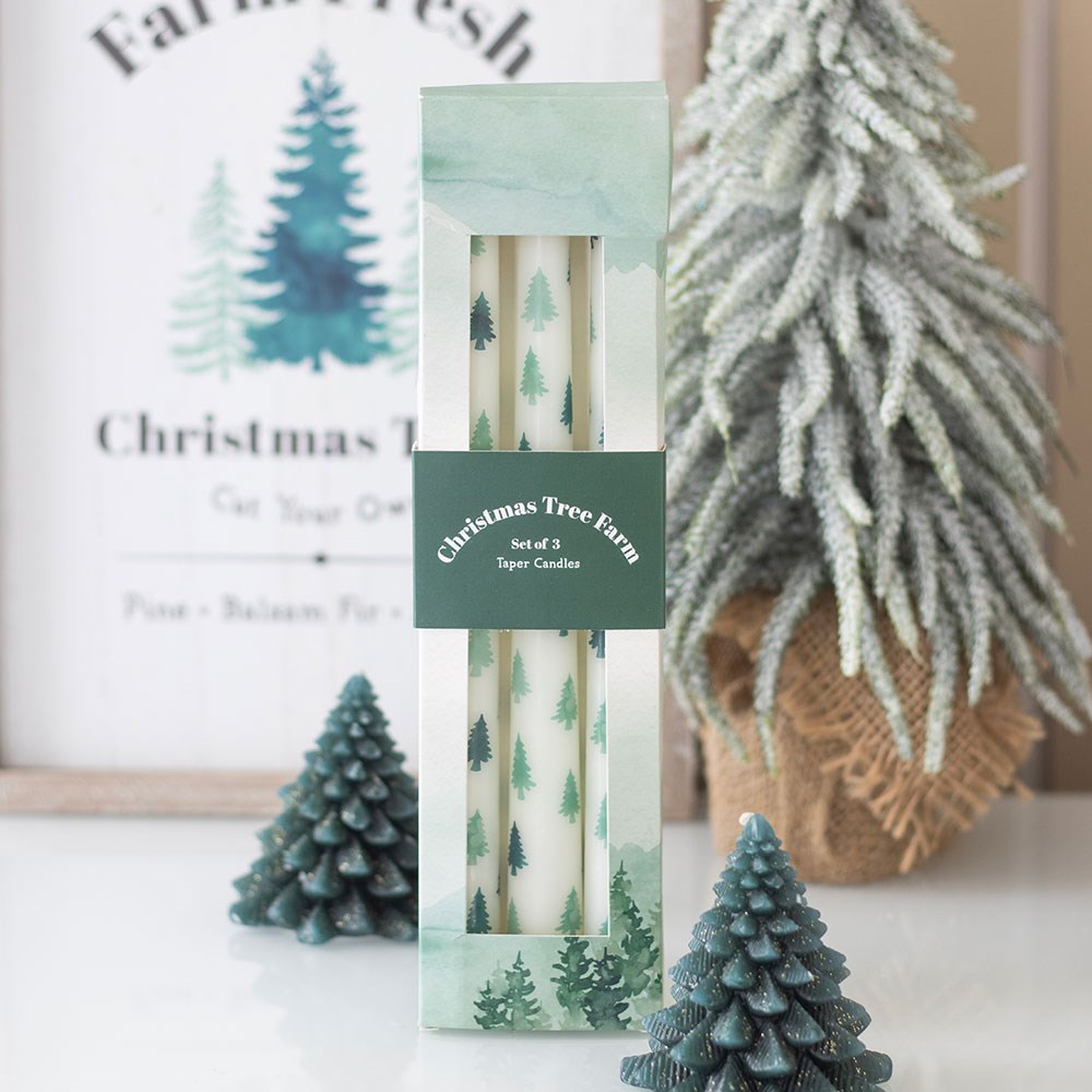 Alpine Taper Candles Set of 3 - September Drop