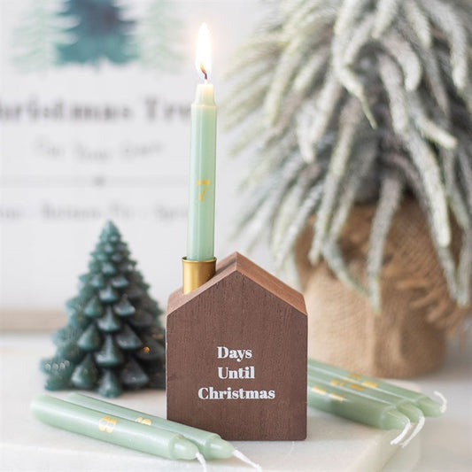 Set of 24 Mini Advent Candles with Holder - September Drop