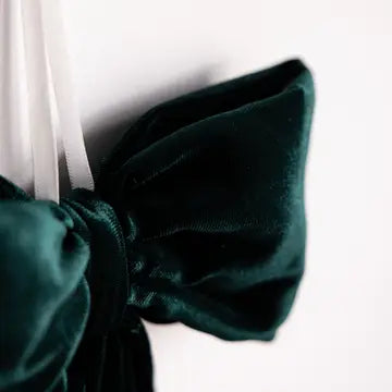 Manor House Emerald Velvet Bow - Arriving in Store September/October