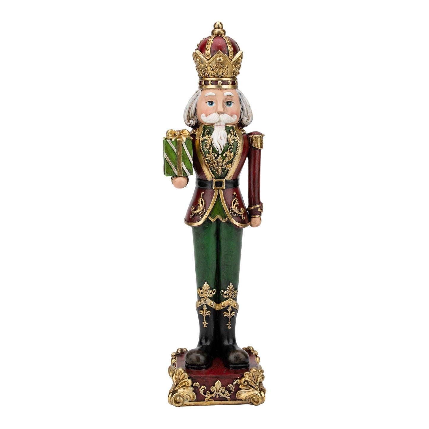 Traditional Nutcracker with Gift - 35cm - Arriving in Store October 20206