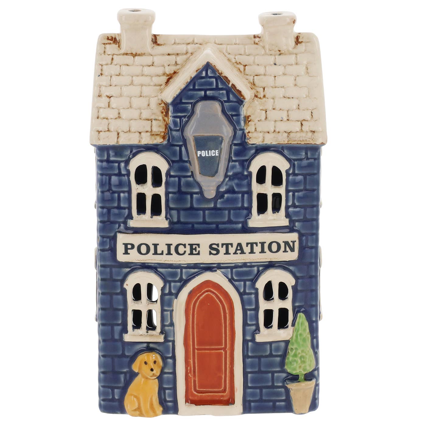 Village Pottery Police Station Tealight - Arriving in Store October