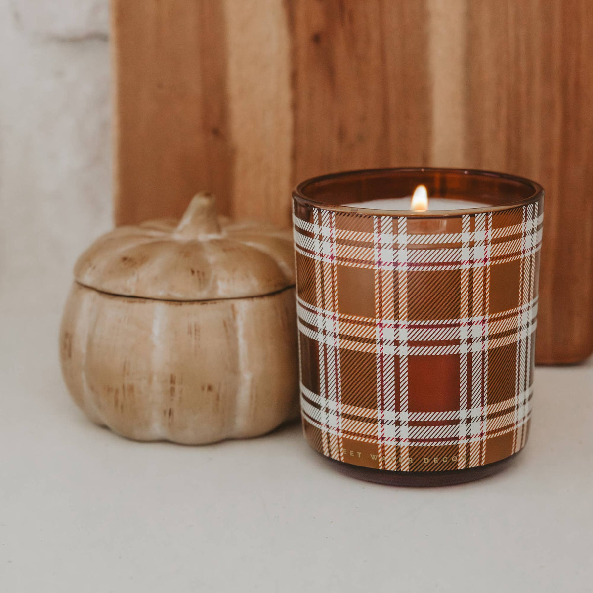 Pumpkin Spice Soy Candle 8 oz Pumpkin Jar - Arriving in Store Late October