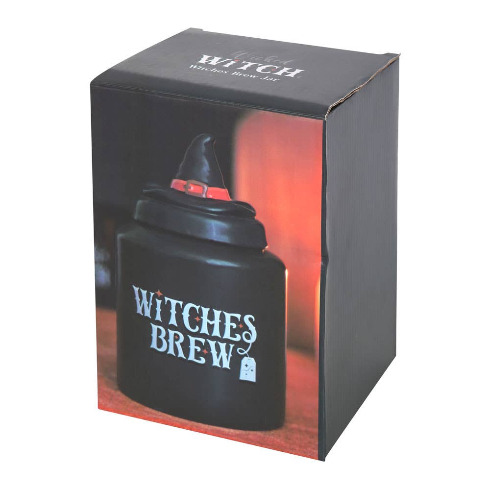 Witches Brew Ceramic Halloween Tea Canister - September Drop