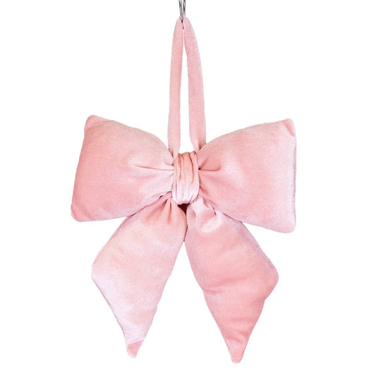 Evelyn Bow Ornament Light Pink - March Delivery