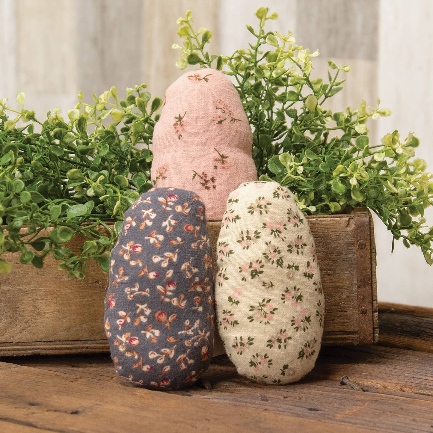 3/Set - Vintage Floral Easter Egg Bundle - 4.5”H - Late February Drop