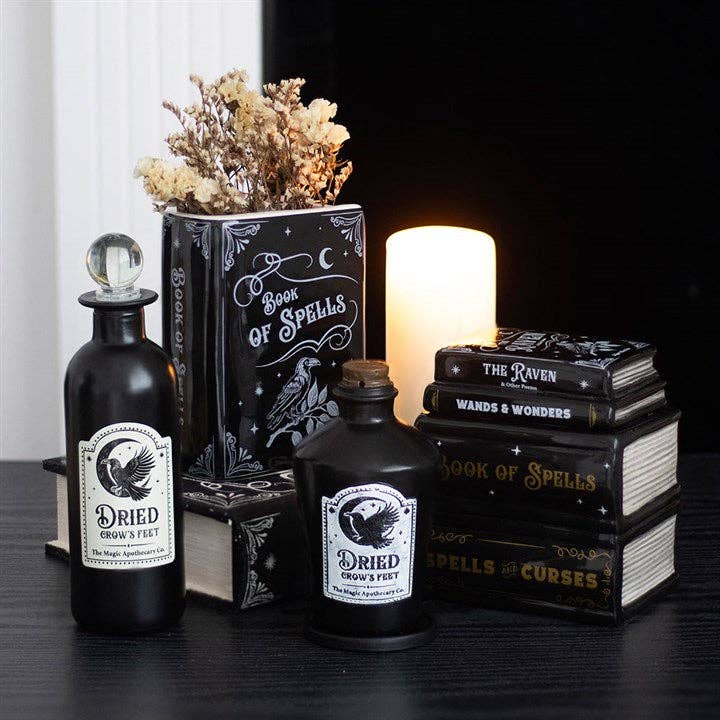 Dried Crow's Feet Gothic Incense Cone Holder - September Drop