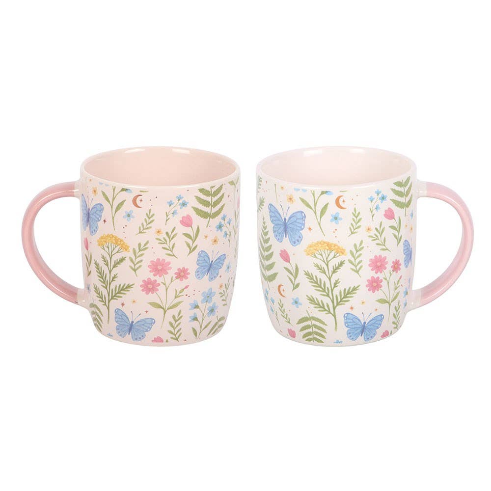 Luna Bloom Floral Print Ceramic Mug