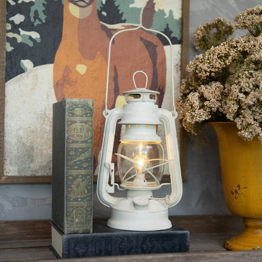 IVORY CABIN LED LANTERN