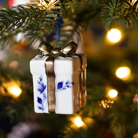 Delft Gold Gift Ornament - September Drop
