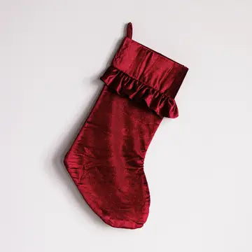 Manor House Red Velvet Stocking - Arriving in Store October