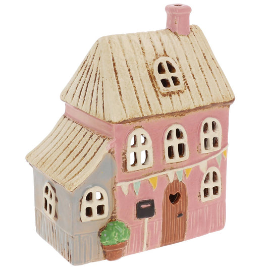 Village Pottery Garden Mail Box House Tealight - September Drop