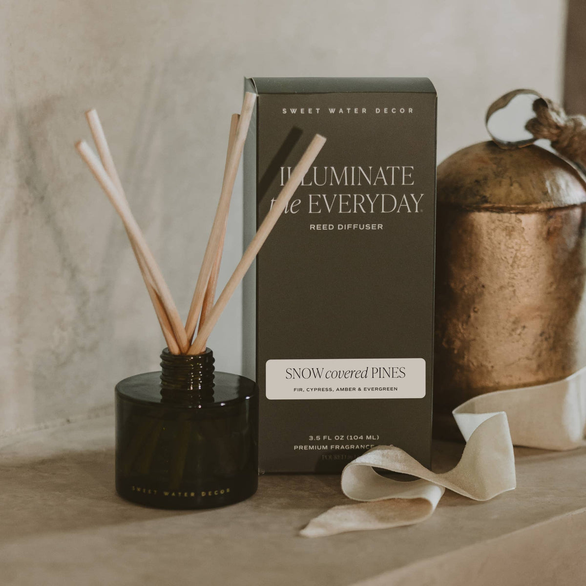 Snow Covered Pines Reed Diffuser - Arriving in Store Late October