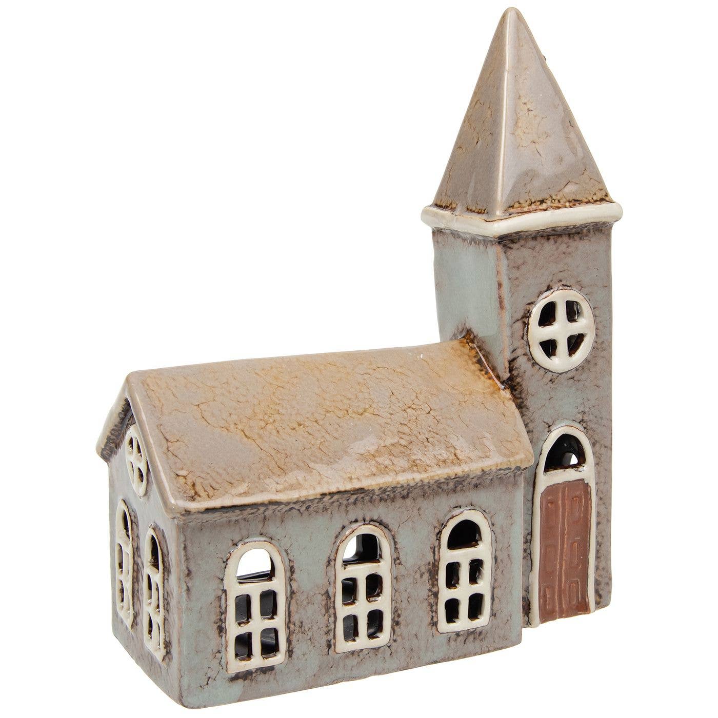 Village Pottery Church Tealight Large - September Drop