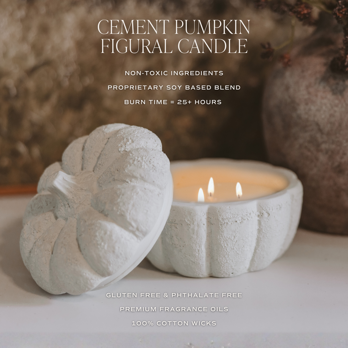 Pumpkin Jar Soy Candle 13.5 oz - Arriving in Store Late October