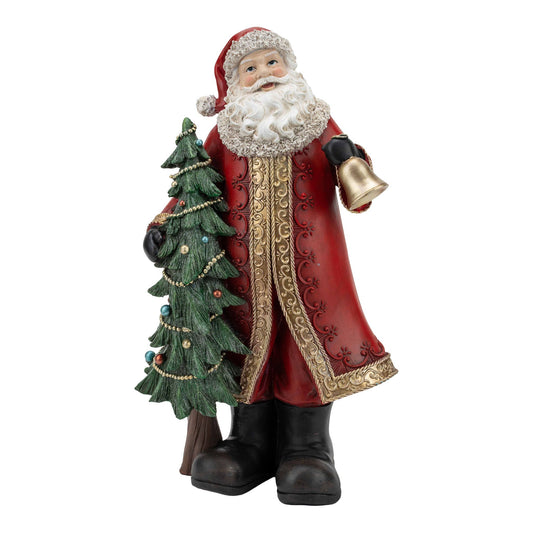 Traditional Santa with Tree - 38cm - Arriving in Store October 2026