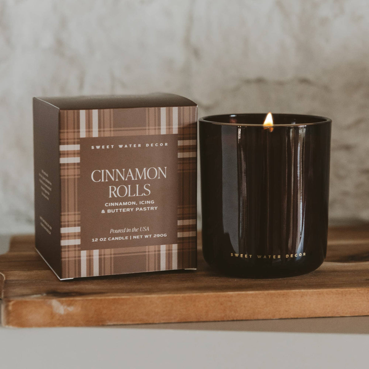 Cinnamon Rolls 12 oz Boxed Soy Candle - Arriving in Store November