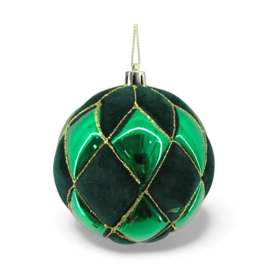 Green Harlequin Ornament Set of 3 - Arriving in Store October 2026