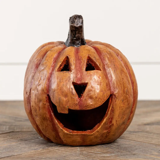 8" Orange Big Mouth Pumpkin - Arriving in Store September