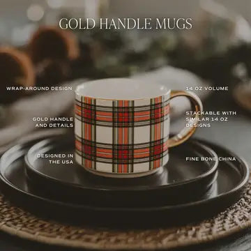 Red Plaid Coffee Mug - Arriving in Store October
