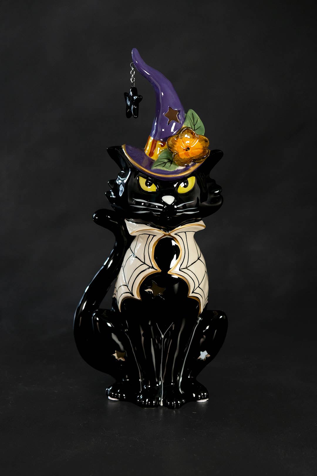 Halloween Black Cat Tealight Holder - Arriving in Store September