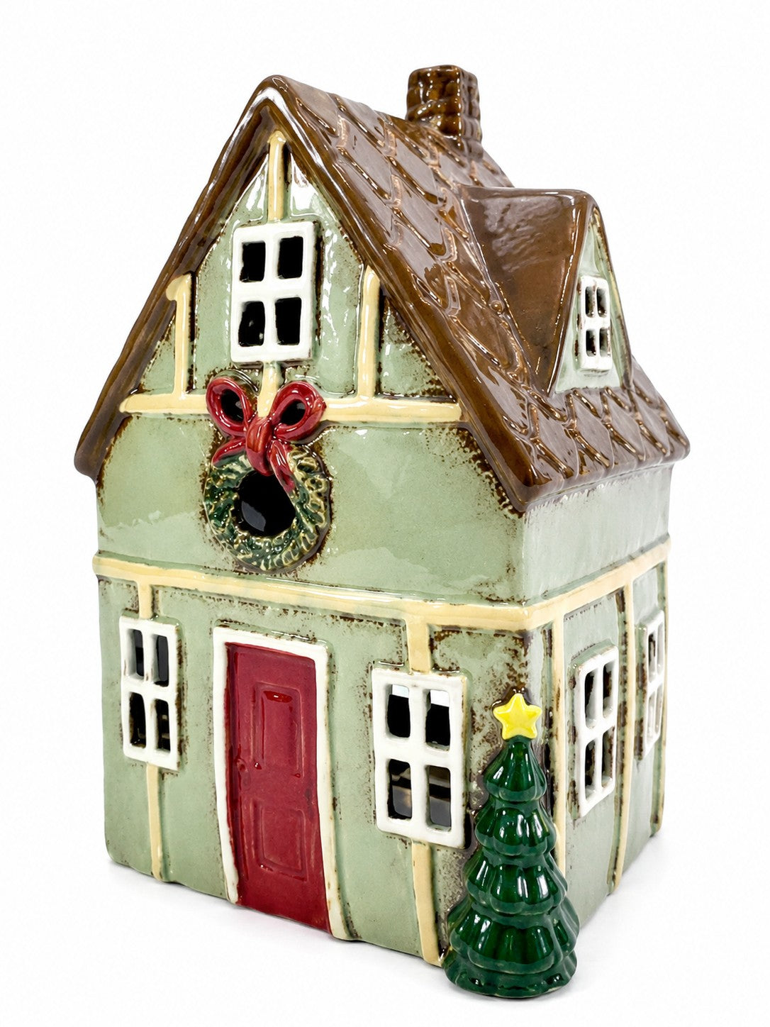 Mistletoe Manor Tealight Holder - Arriving in Store November