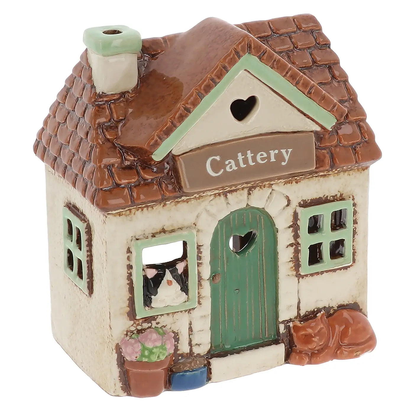 Village Pottery Cattery Tealight - Arriving in Store Late November