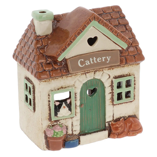 Village Pottery Cattery Tealight - Arriving in Store Late November