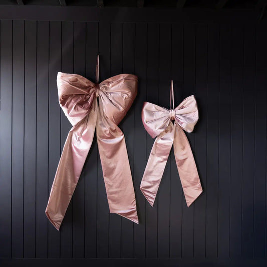 PRE ORDER - Grand Luxurious Pink Velvet Bow - Arriving in Store October 2026