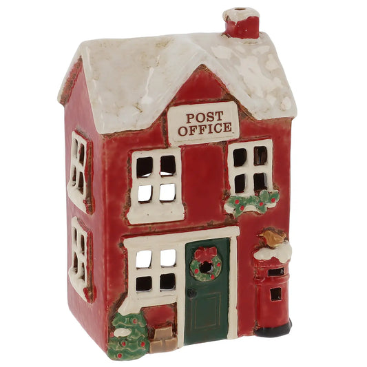 Village Pottery Xmas Post Office Tealight - Arriving in Store September