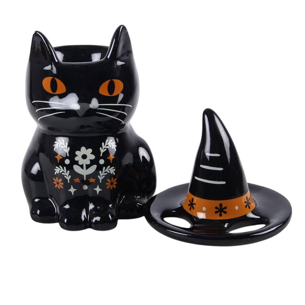 Frightful Folk Black Cat Oil Burner - Arriving in Store September