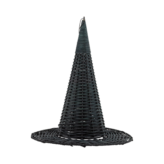 Natural Rattan Witch Hat - 15" - Arriving in Store September