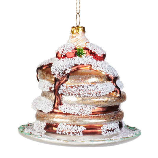 Chocolate Stack Of Pancakes Ornament