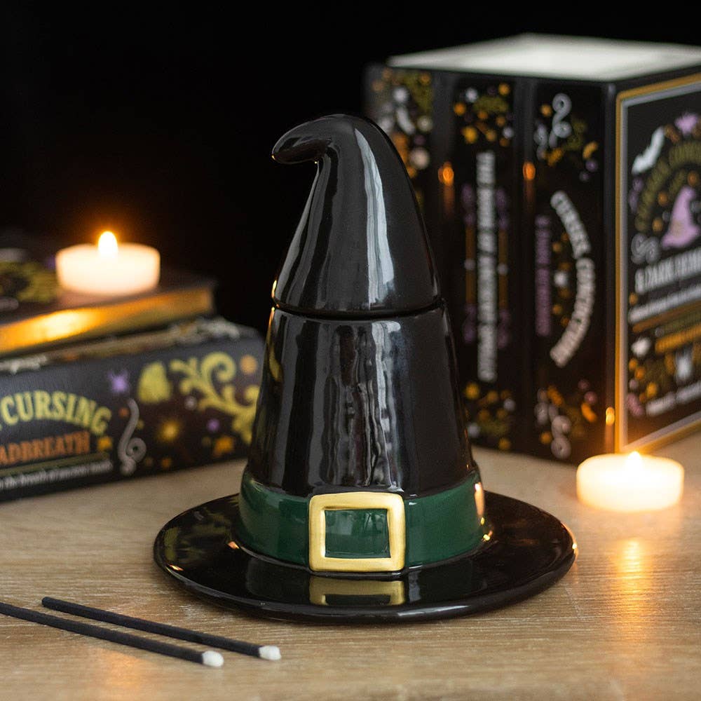 Black Witch Hat Oil Burner - Arriving in Store September