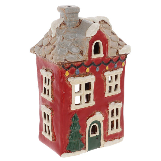 Village Pottery Christmas Dormer House Tealight - September Drop