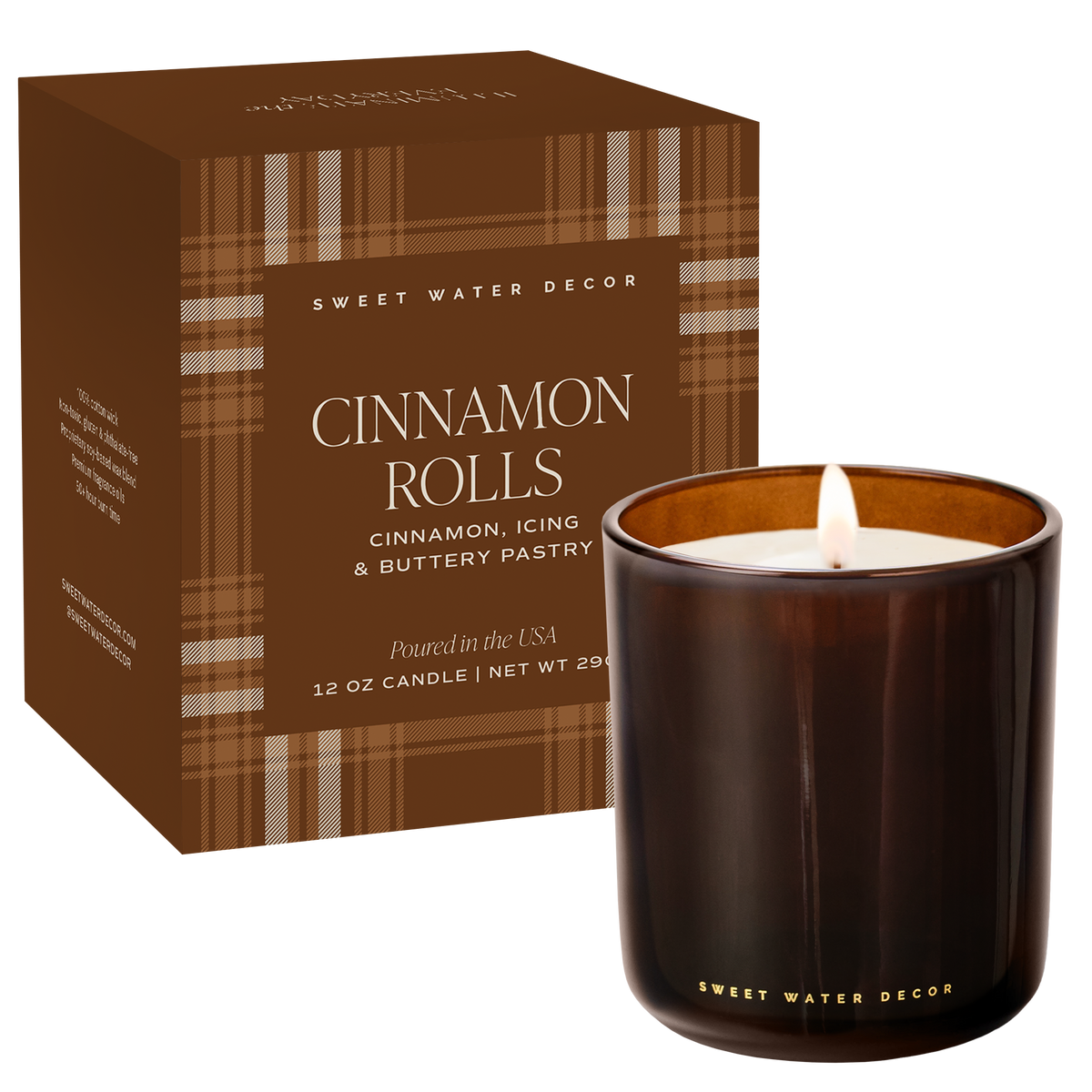 Cinnamon Rolls 12 oz Boxed Soy Candle - Arriving in Store November