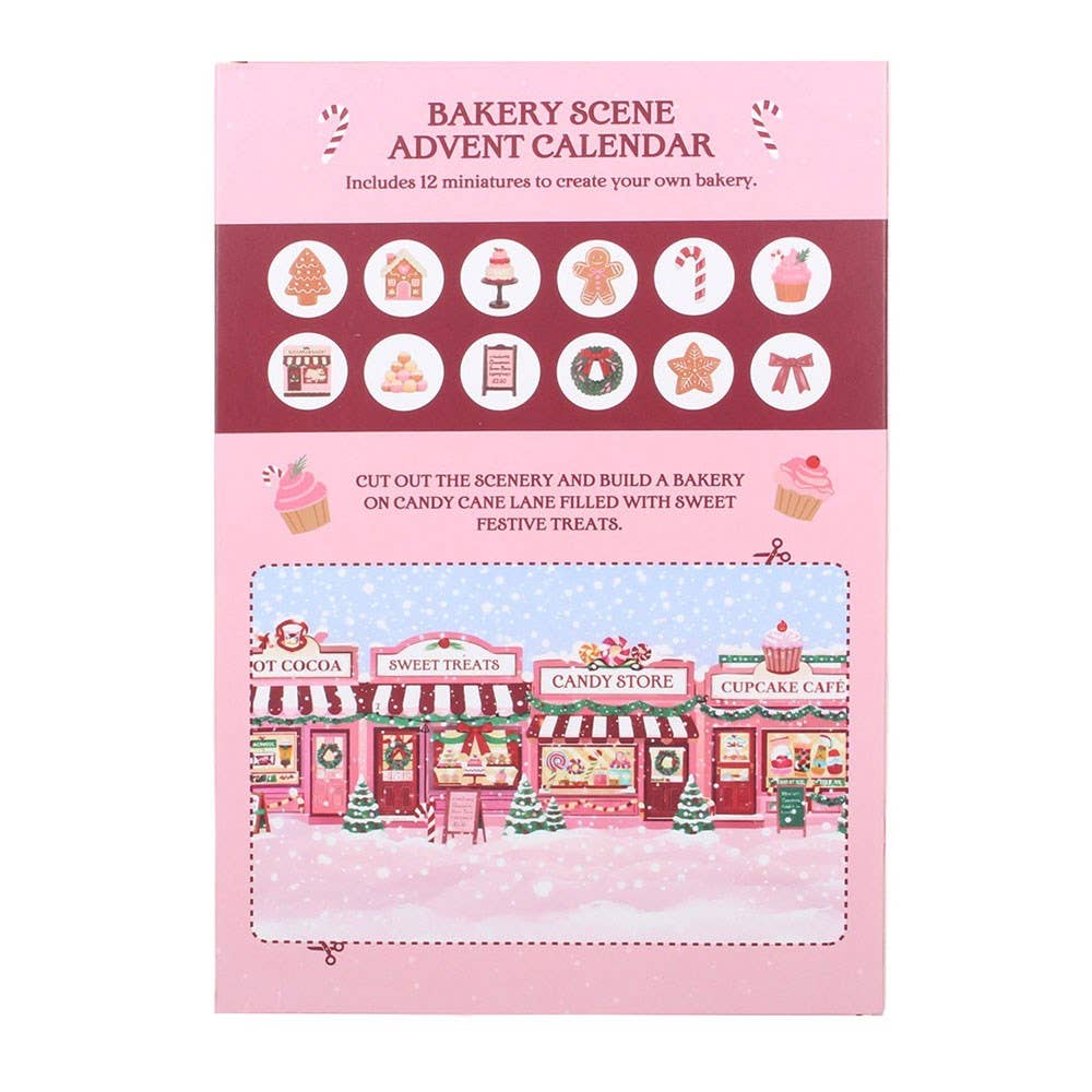 12-Day Sugarplum Bakery Scene Advent Calendar - Arriving in Store September